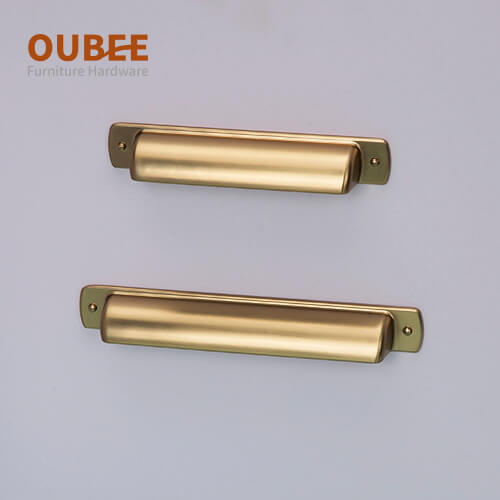 2025Best Popular Champagne Brass Cupboard Furniture Handles